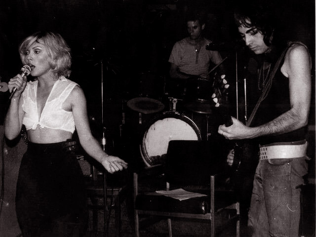 Debbie, Billy and Chris performing.