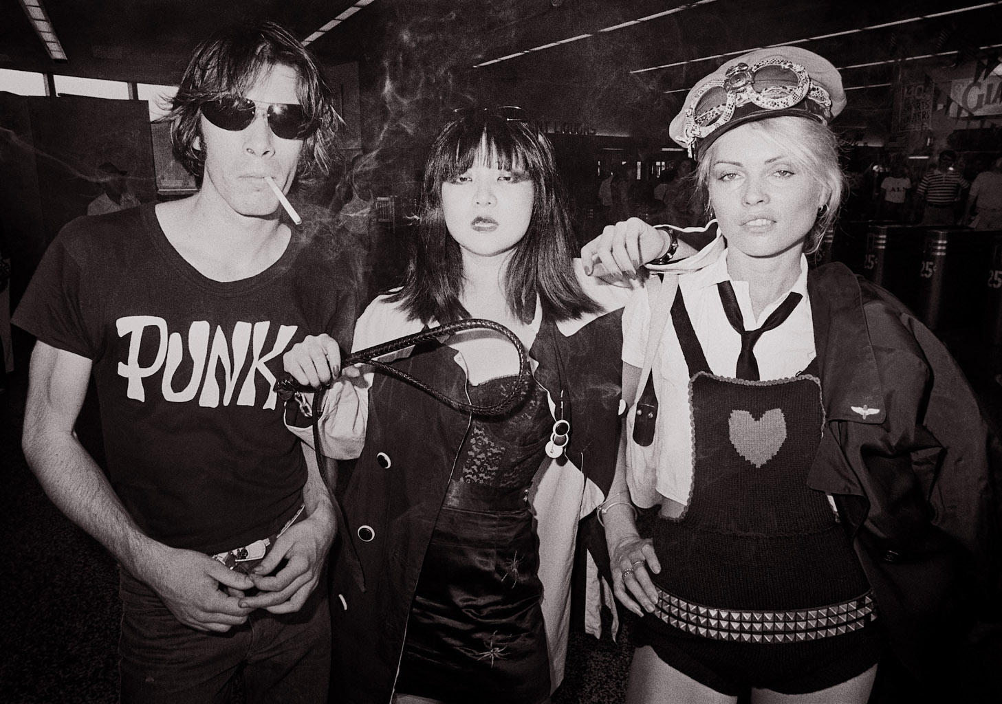 Debbie and Anya with journalist and Punk magazine co-founder, Legs McNeil.